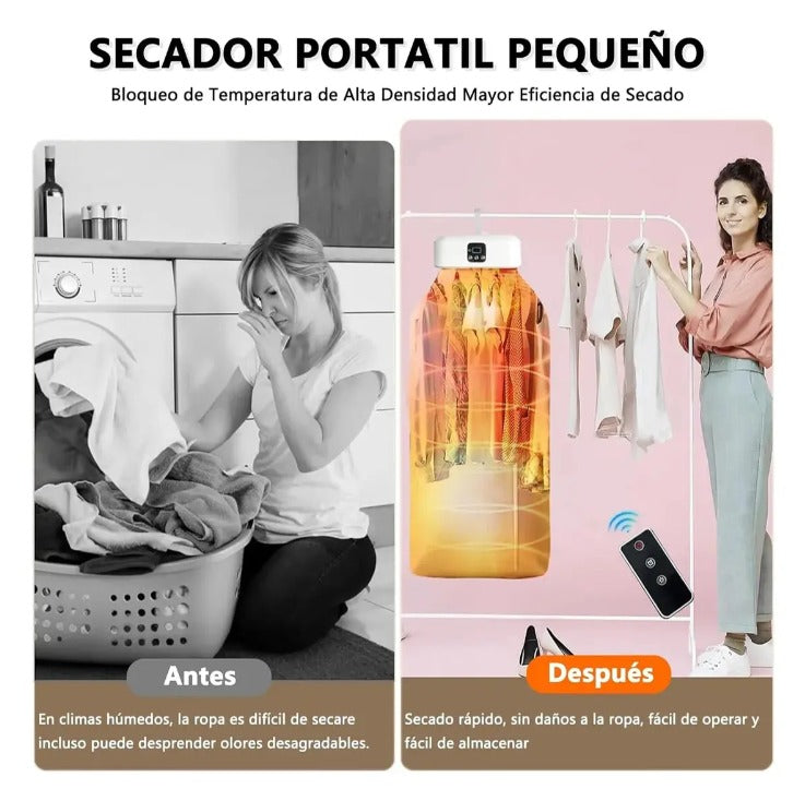 Secadora Ropa Portátil
