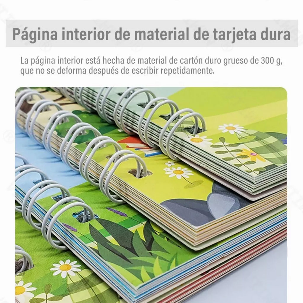 Set Cuaderno Magic Caligrafia Montessori
